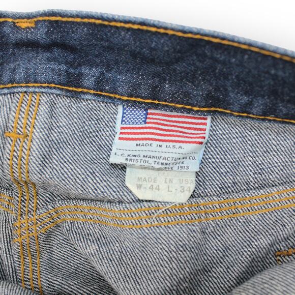 44x34 (actual 43x31) POINTER BRAND Jeans MadeInUSA Vintage - Picture 5 of 14